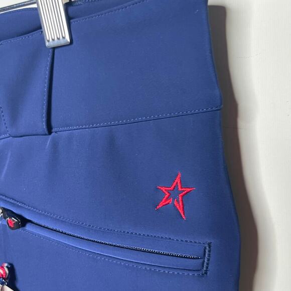 NWT Perfect Moment Navy Blue Aurora Flare Ski Pants sz XL - Picture 3 of 10